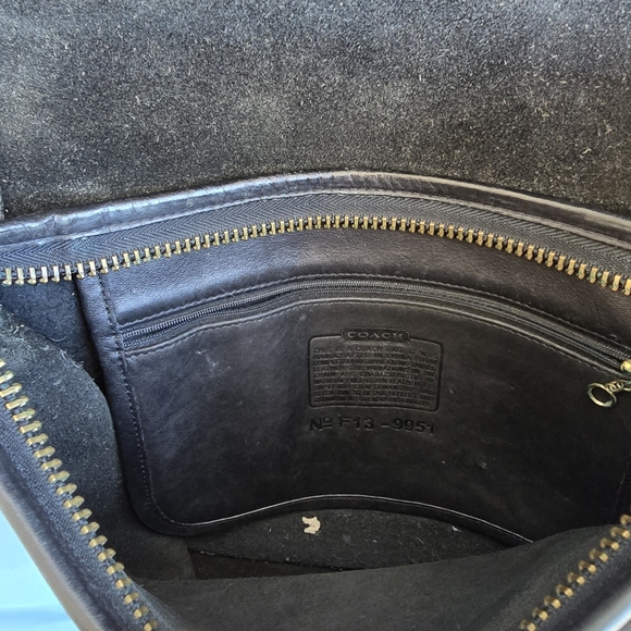 Coach Legacy No F13- 9951Black Leather Crossbody Bag Great Condition 10x11 - Picture 8 of 16